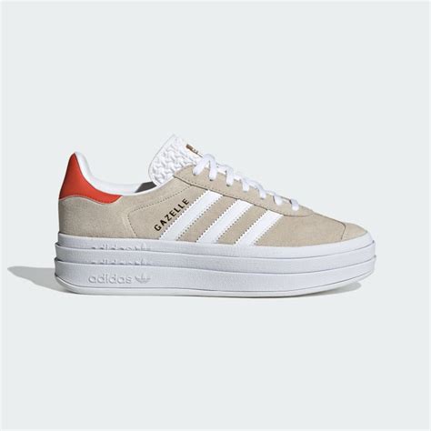 adidas gazelle bold damen beige|Adidas originals trainers gazelle.